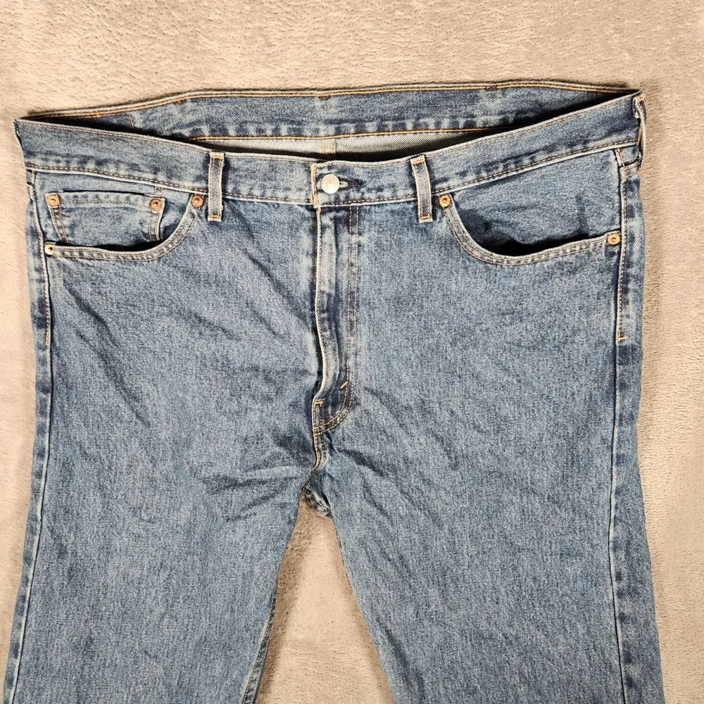 Levi's 505 Straight Leg Jeans‎ Mens 40x32 Blue Excellent Regular Fit Denim
